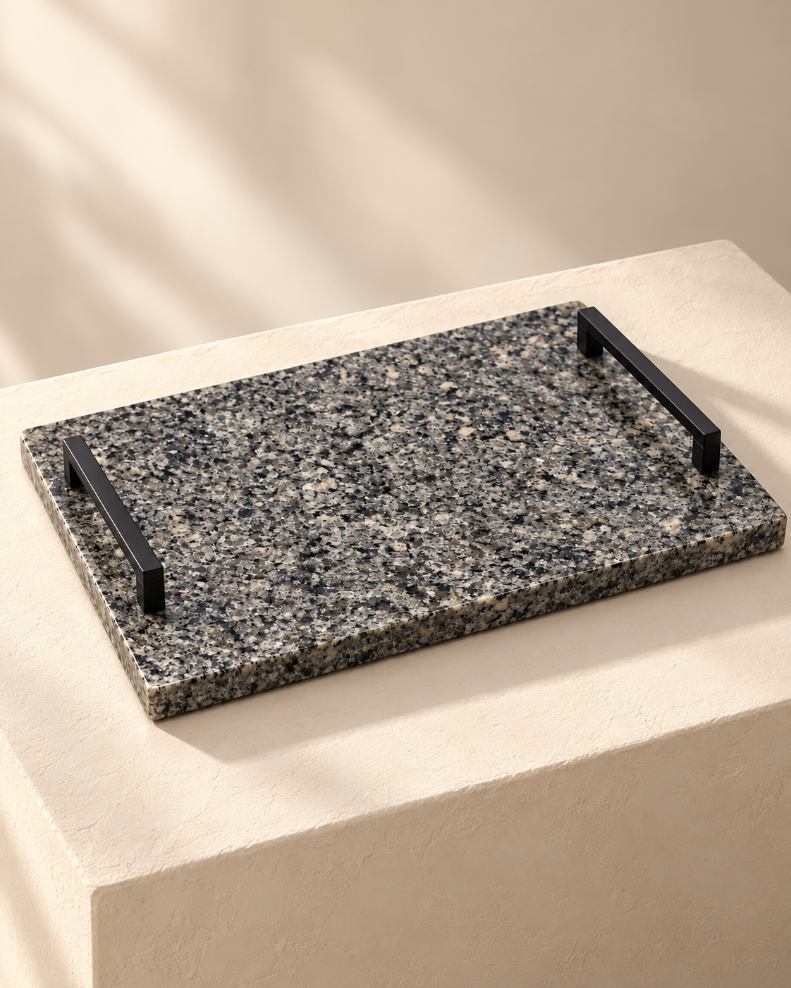 Azul Platino decorative stone tray